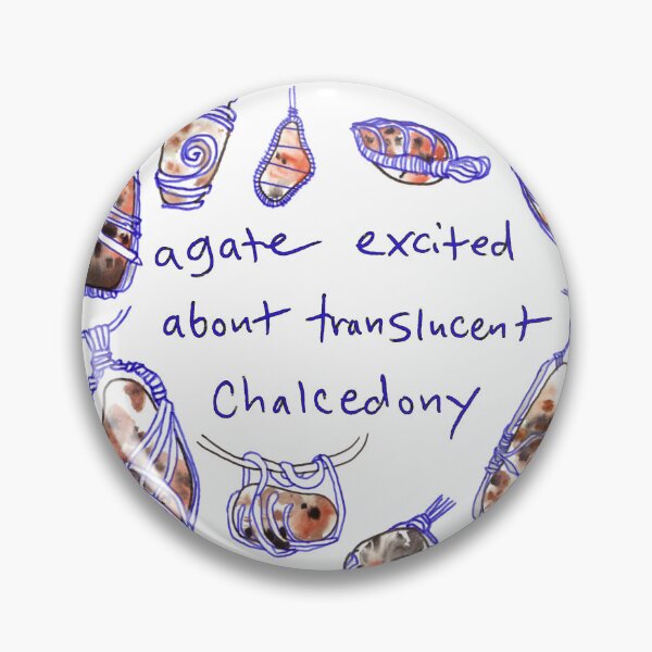 Item preview, agate excited about translucent chalcedony designed and sold by HiddenStash.