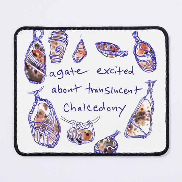 Item preview, agate excited about translucent chalcedony designed and sold by HiddenStash.