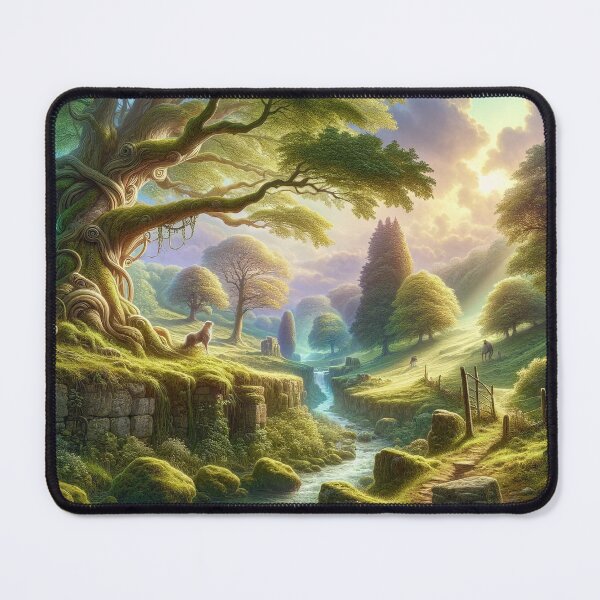 Item preview, Whispering Meadows: A Glimmer of Enchantment designed and sold by FantasyVillaArt.