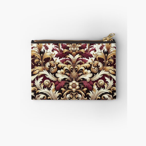 Item preview, Maroon, Gold & Cream Damask designed and sold by DesignsByPrnces.