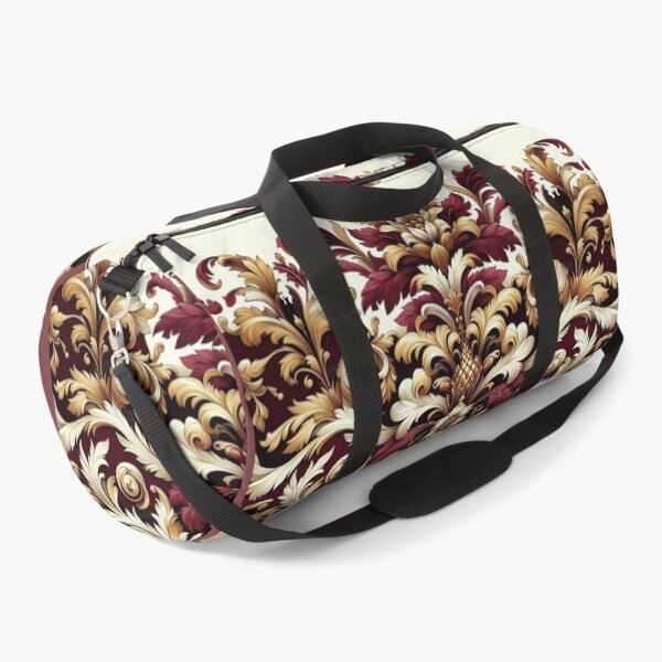 Item preview, Maroon, Gold & Cream Damask designed and sold by DesignsByPrnces.