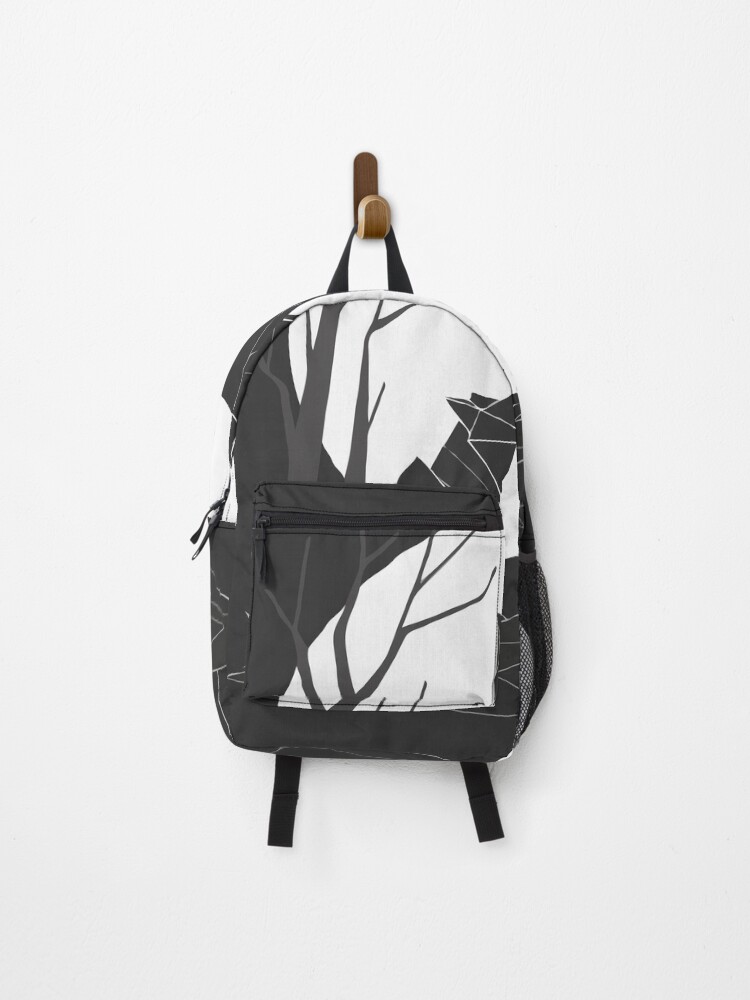 Thumbnail 1 of 3, Backpack, Origami Wolves #4 designed and sold by LeftImpressed.