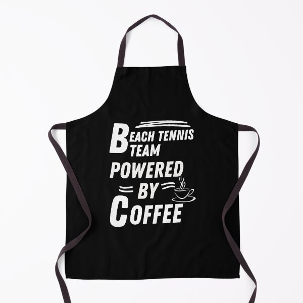 Item preview, Beach tennis team powered by coffee designed and sold by annoying-shirts.