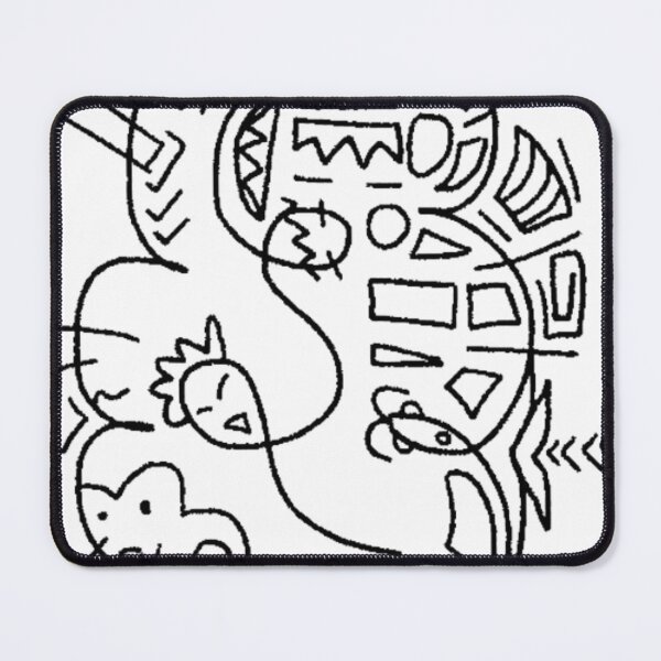 Item preview, Tangled! One line drawing original artwork designed and sold by Oqueartecura.