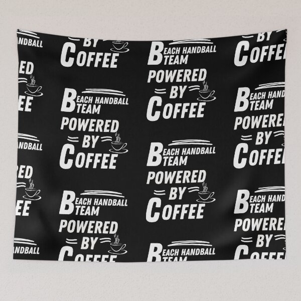 Item preview, Beach handball team powered by coffee designed and sold by annoying-shirts.