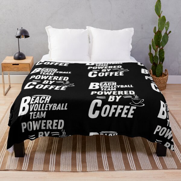 Item preview, Beach volleyball team powered by coffee designed and sold by annoying-shirts.