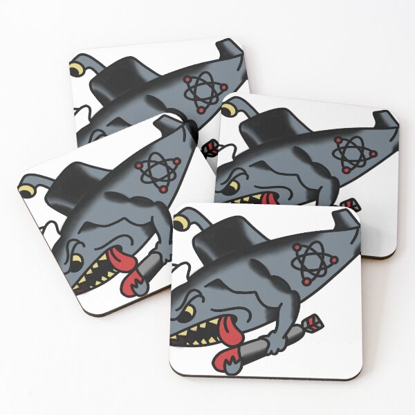 Item preview, Shark Submarine Tattoo Flash designed and sold by vilecrocodilez.