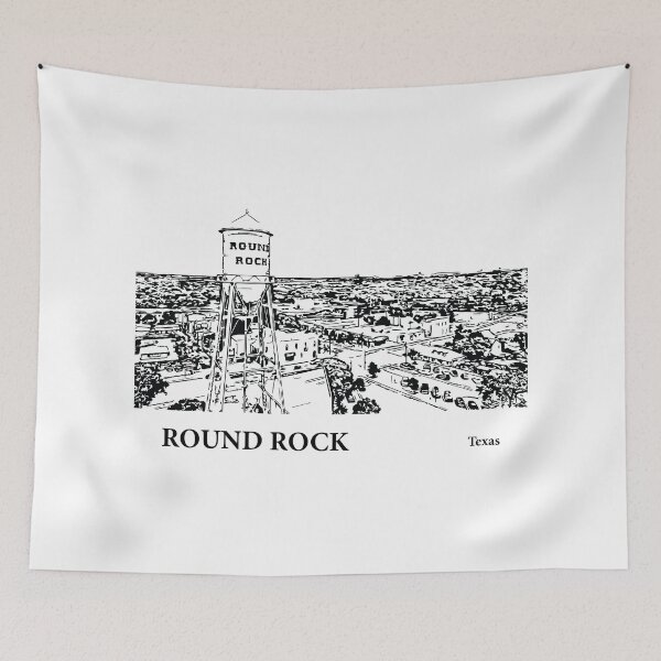 Item preview, Round Rock Texas designed and sold by Lakeric Cityscapes.