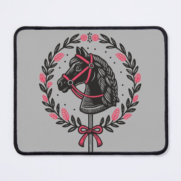 Item preview, Hobby Horse Club Black Horse designed and sold by CowCanvas.