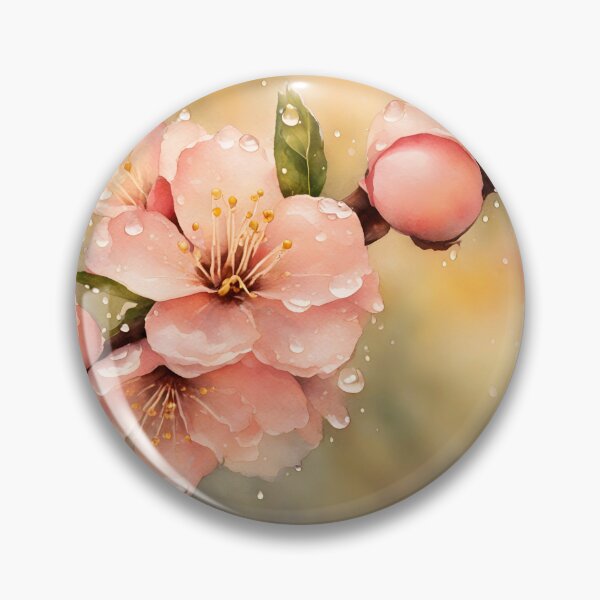 Item preview, Peach Blossoms on Tree Branch designed and sold by CalmnessbyChoice.