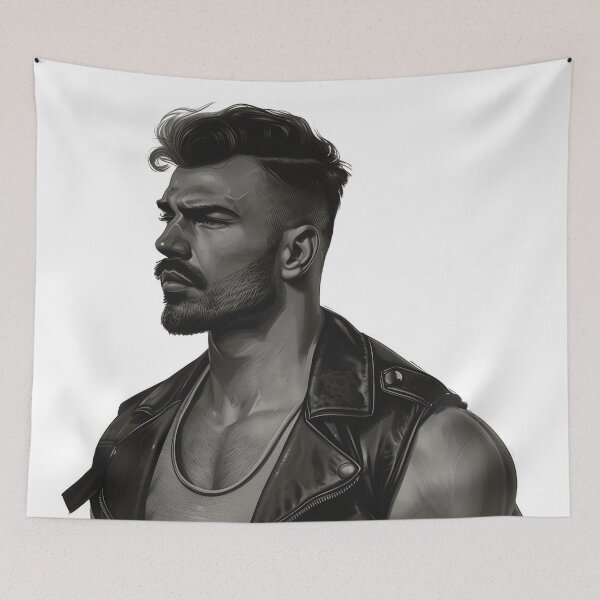 Item preview, Bad boy biker Tom of Finland Vintage designed and sold by Kynaios.