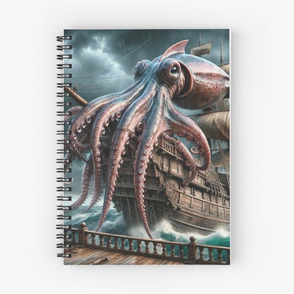 Item preview, Squid Pro Quo: Tales of the Tentacled Titan designed and sold by FantasyVillaArt.