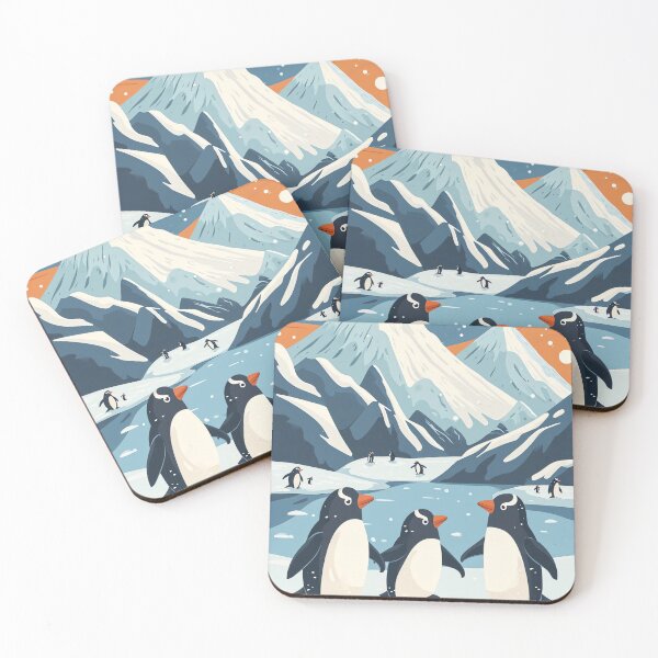 Item preview, Playful Penguin Parade designed and sold by cute-animals99.
