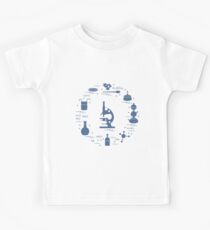 Chemistry scientific, education elements. Kids Tee