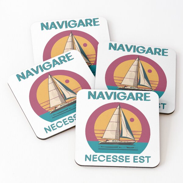 Item preview, Navigare Necesse Est, Vintage Sailing Yacht, It is necessary to sail designed and sold by WiolettaS.