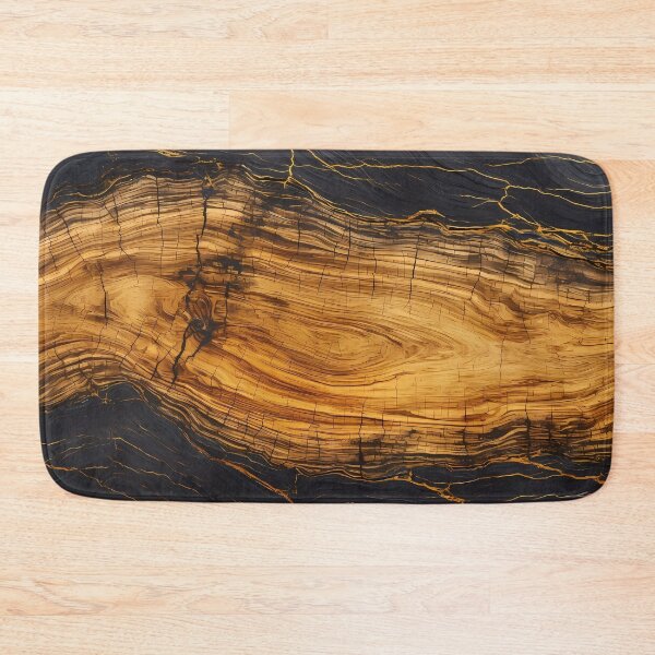 Item preview, Black and Gold wooden texture designed and sold by L7GraphicLab.