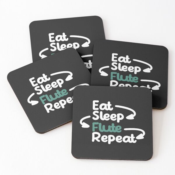 Item preview, Flute Eat Sleep Repeat designed and sold by pumplogos.