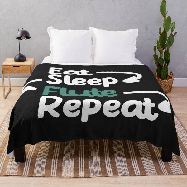 Item preview, Flute Eat Sleep Repeat designed and sold by pumplogos.