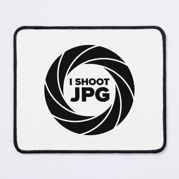 Item preview, I Shoot JPG V2 (Black Text) designed and sold by STUDIO-72.
