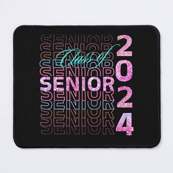 Item preview, Senior 2024 Multicolor Glitters Graduation Design designed and sold by Raise2Shine.