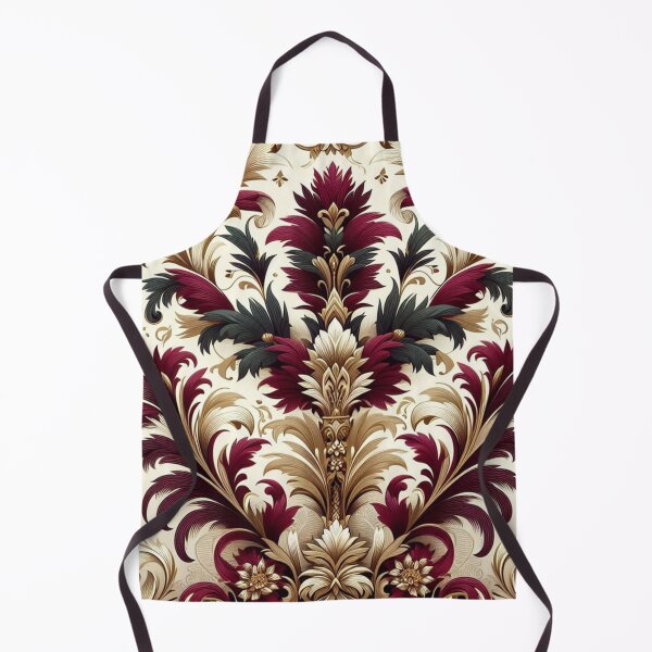 Item preview, Burgundy, Black & Gold Damask designed and sold by DesignsByPrnces.
