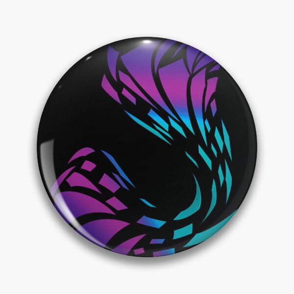 Artikelvorschau, Tech wave blue and pink geometric design entworfen und verkauft von ByteMode.
