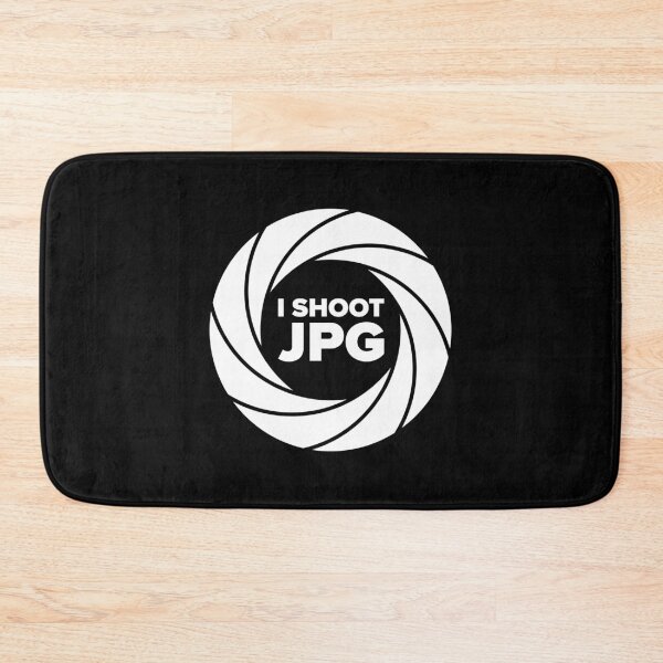 Item preview, I Shoot JPG V2 (White Text) designed and sold by STUDIO-72.