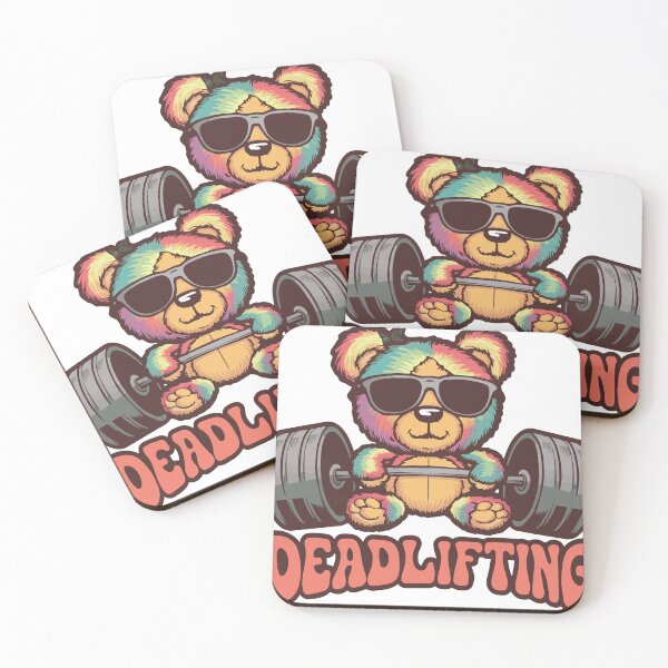 Item preview, Psychedelic Deadlifting Bear Design designed and sold by Brian Hibbs.