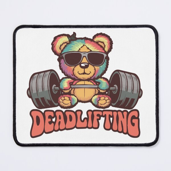 Item preview, Psychedelic Deadlifting Bear Design designed and sold by Brian Hibbs.