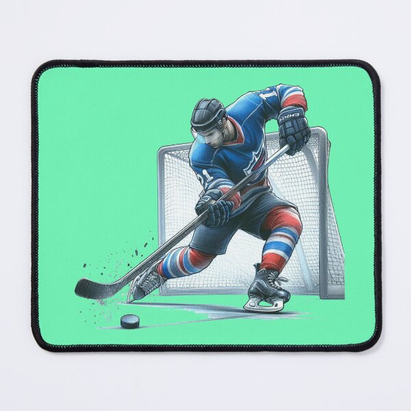 Item preview, Pro Hockey Player Shooting Goal 3D Sketch ,  designed and sold by PaintMeWorld.