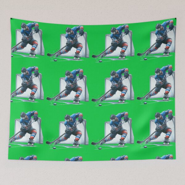 Item preview, Pro Hockey Player Shooting Goal 3D Sketch ,  designed and sold by PaintMeWorld.