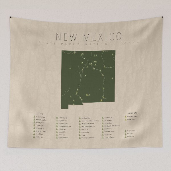 Item preview, New Mexico Parks designed and sold by FinlayMcNevin.