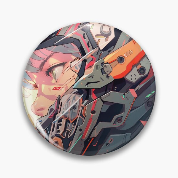 Item preview, Cyborg Exoskeleton Helmet Visor Anime Girl designed and sold by bubblegoth.