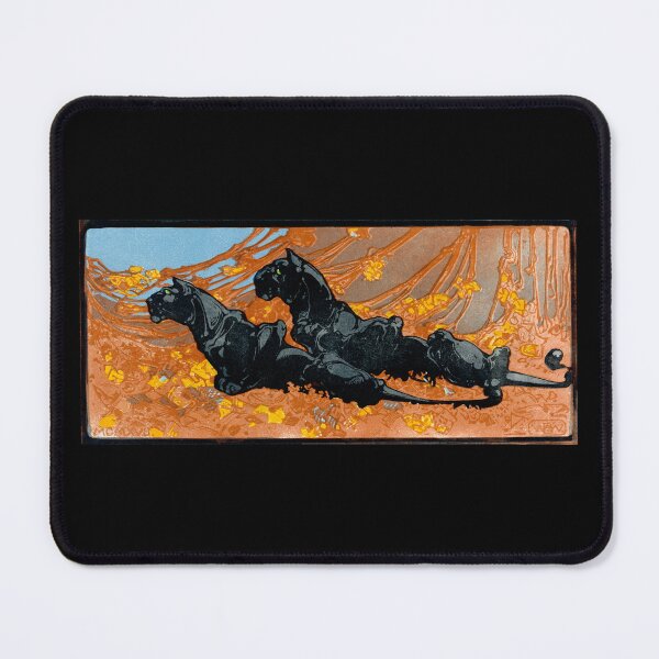 Item preview, Pair of Black Panthers 1917  Bernard Willem Wierink designed and sold by RocketshipRetro.