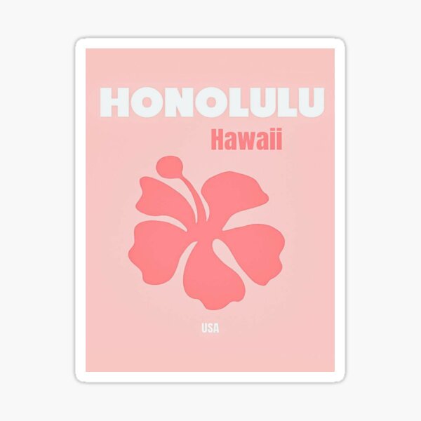 Aperçu de l'œuvre Honolulu Hawaï créée et vendue par xoxo,  hannah.