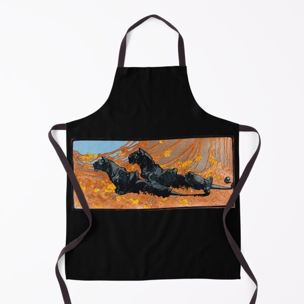 Item preview, Pair of Black Panthers 1917  Bernard Willem Wierink designed and sold by RocketshipRetro.