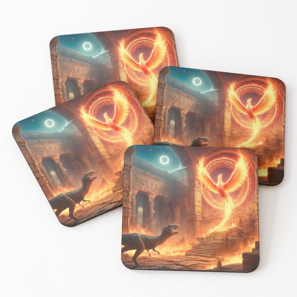 Item preview, Epochs Entwined: Dawn of Fire and Fang designed and sold by FantasyVillaArt.