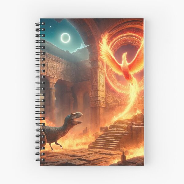Item preview, Epochs Entwined: Dawn of Fire and Fang designed and sold by FantasyVillaArt.