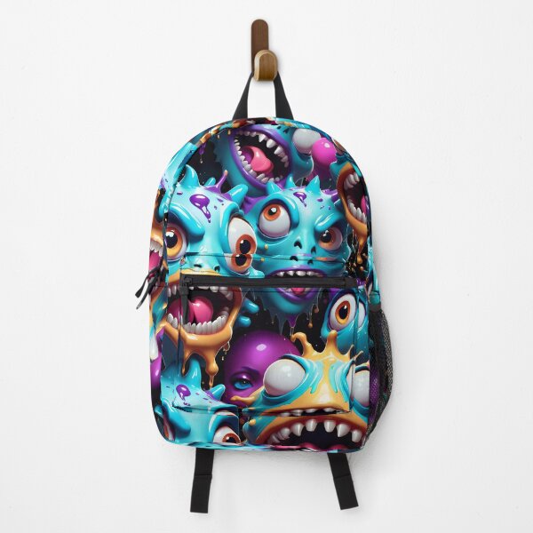 Item preview, Funny Monster Face Pattern designed and sold by TheArtOfPat.
