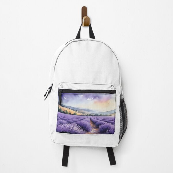 Item preview, Watercolor Cascade: Beautiful Lavender designed and sold by SereneSplashes.