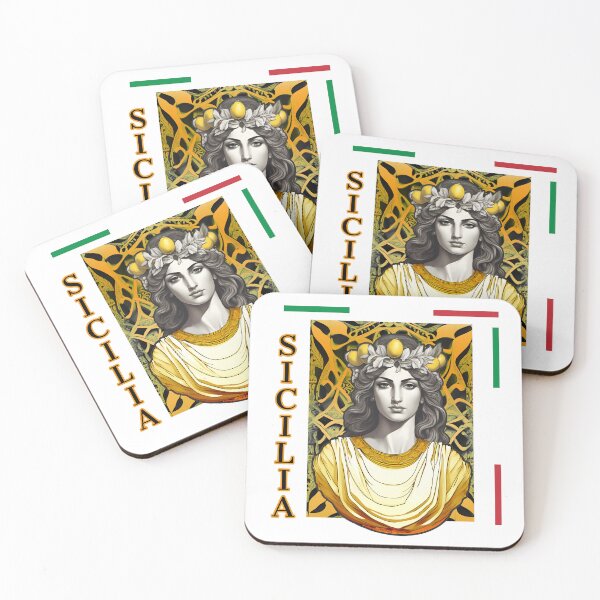 Item preview, Sicilia ceramica graste e limoni - Sicily its famous lemons and ceramics designed and sold by miskaralise.