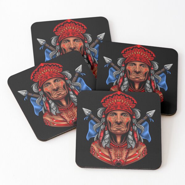 Item preview, Old Indian leader apace illustration  designed and sold by nickardi.