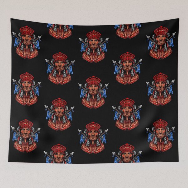 Item preview, Old Indian leader apace illustration  designed and sold by nickardi.