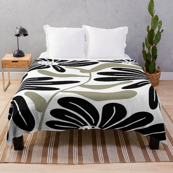 Item preview, Abstract home decorating minimalist flower line art wall poster designed and sold by jayne0524.