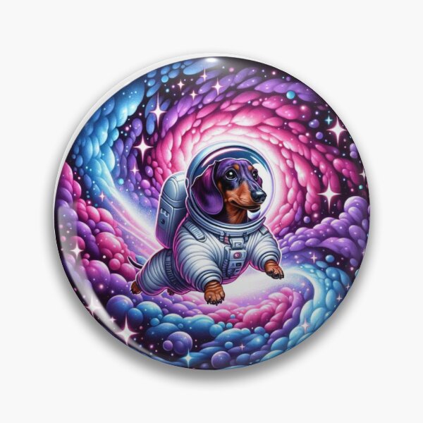 Item preview, Astronaut Dachshund Galaxy Shirt designed and sold by maypp.