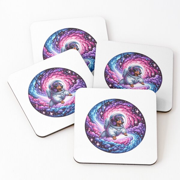 Item preview, Astronaut Dachshund Galaxy Shirt designed and sold by maypp.