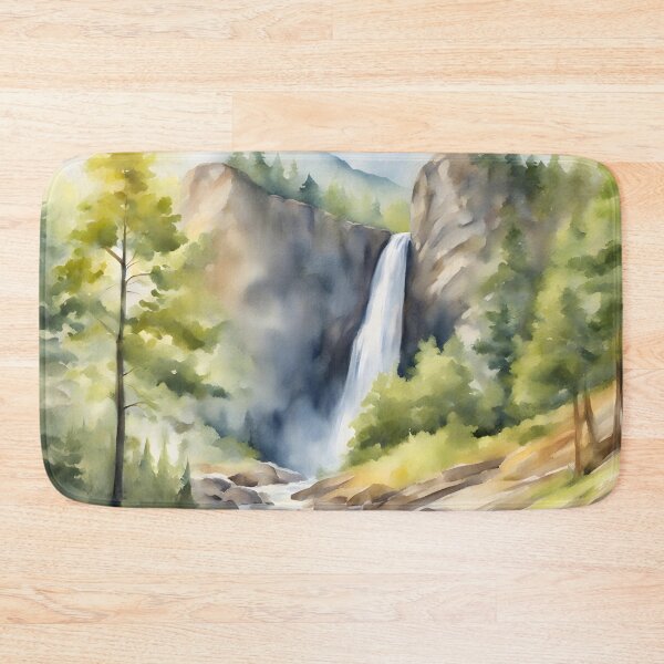 Item preview, High Waterfall in Summer Forest designed and sold by CalmnessbyChoice.