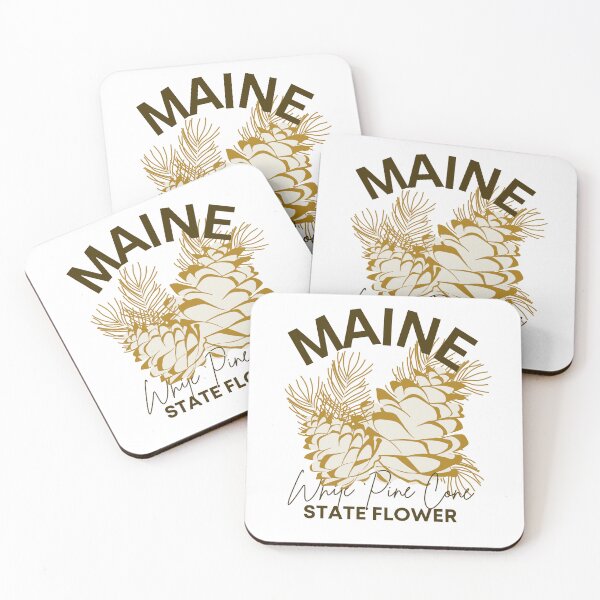 Aperçu de l'œuvre Maine White Pine Cone State Flower Classic T-shirt créée et vendue par ThinkNature!.