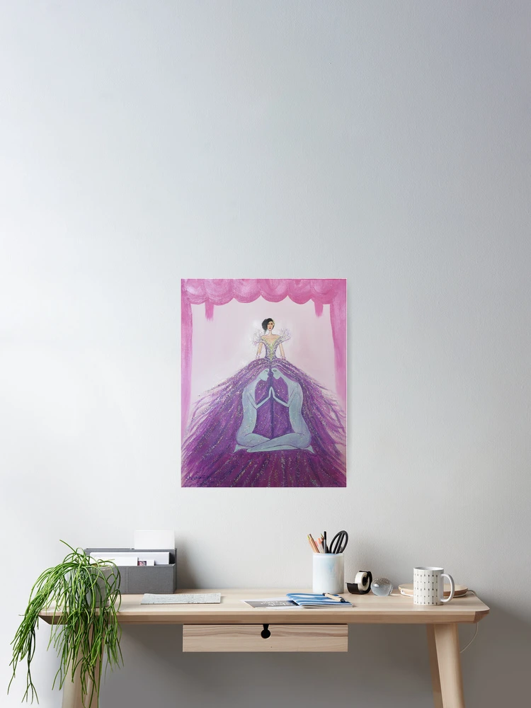 Thumbnail 2 of 3, Poster, Pink designed and sold by HopeProject.