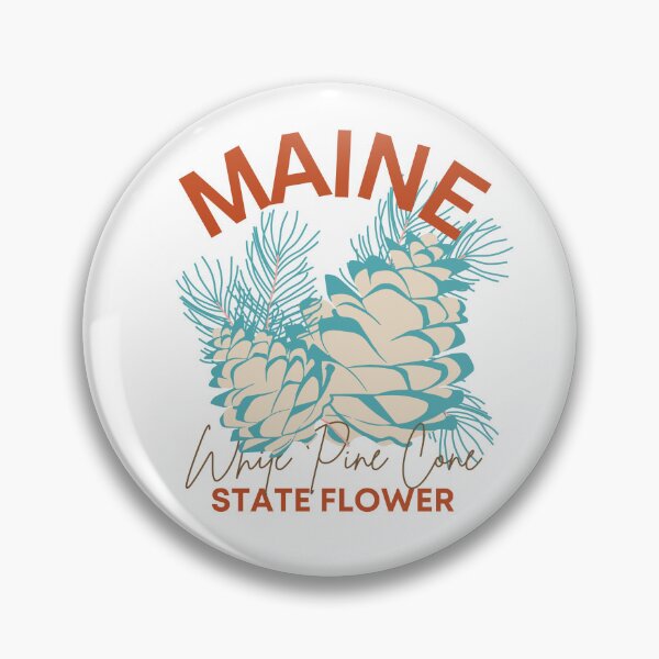 Artikelvorschau, Maine White Pine Cone State Flower Classic T-shirt entworfen und verkauft von ThinkNature!.